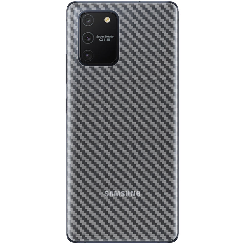 IMAK Carbon Fiber Texture Soft PVC Back Protector pro Samsung Galaxy A91 S10 Lite M80s IMAK Carbon Fiber Texture Soft PVC Back Protector pro Samsung Galaxy A91 S10 Lite M80s